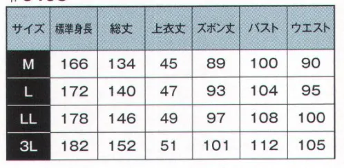 日の丸 6403 サーモトロン続服 蓄熱保温素材で高い保温性。使いやすいVネック仕様。Thermotron® 蓄熱保温素材サーモトロンは太陽光（可視光線）を吸収し、その吸収した光エネルギーを熱エネルギーに変換する機能を持った、繊維の芯部分に炭化ジルコニウムのミクロ粒子を織り込んだ素材です。太陽の熱に反応し、熱を生み出し、衣服内に蓄えます。また、炭化ジルコニウムは波長の長い遠赤外線を反射する性質があり、カラダから発生する熱（遠赤外線）を反射し、衣服内に留めます。「吸収・熱変換」「熱反射」というメカニズムで、カラダが求める快適な温かさをつくり出します。ヒノマルカット:後腰部に伸縮布を縫い込むことにより、前後斜屈伸等の動きを楽にしました。 サイズ／スペック