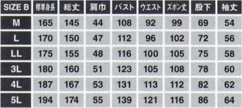 日の丸 950 続服 ※在庫限りで販売を終了致します。ヒノマルカット:後腰部に伸縮布を縫い込むことにより、前後斜屈伸等の動きを楽にしました。※「B3Lサイズ」は、販売を終了致しました。 サイズ／スペック