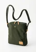 平野 33797 Pistache KONBUナイロン ショルダーバッグ