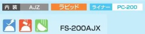 スターライト FS-200AJX SS-200型ヘルメット(ライナー付/AJZ内装) 両サイドにだけ溝をデザインした機種。※この商品はご注文後のキャンセル、返品及び交換は出来ませんのでご注意ください。※なお、この商品のお支払方法は、前払いにて承り、ご入金確認後の手配となります。 サイズ／スペック