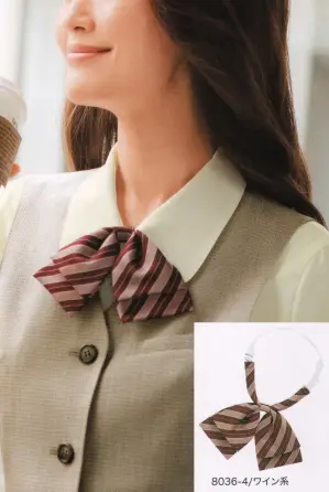 リボンタイ（細ジンメストライプ）