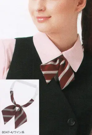 リボンタイ（エコジンメストライプ）