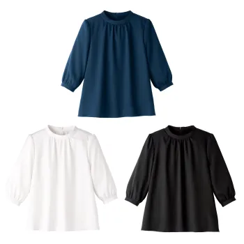 オフィスウェア カットソー ハネクトーン 8466 スタンドプル 事務服JP