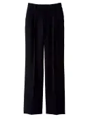 ハネクトーン 9863 パンツ CounterBiz Plus+ 9863 ブラック パンツ美しいシルエットと動きやすさを兼ね備えたCounterBiz Plus+シリーズのブラックパンツ。深みのある漆黒と端正なラインが、洗練された印象を際立たせます。環境配慮型の高品質素材RENU&reg;ダブルサテンを使用し、サステナブルな装いも実現。特徴・脚長効果を引き立てるセンタープレス入りのストレートライン・上品な光沢としなやかさが魅力のRENU&reg;ダブルサテン素材を採用・長時間の着用でも疲れにくいストレッチ性と軽快な履き心地・バックスタイルも美しく仕上げるベルトループ付き・ジャケット（9198-8、9199-8）と合わせてエレガントなセットアップに仕様・品番:9863-8・カラー:ブラック・サイズ:5号・7号・9号・11号・13号・15号・17号・19号※この商品は股下フリーのため、着用するには丈詰めが必要です。