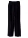 ハネクトーン 9863 パンツ CounterBiz Plus+ 9863 ブラック パンツ美しいシルエットと動きやすさを兼ね備えたCounterBiz Plus+シリーズのブラックパンツ。深みのある漆黒と端正なラインが、洗練された印象を際立たせます。環境配慮型の高品質素材RENU®ダブルサテンを使用し、サステナブルな装いも実現。特徴・脚長効果を引き立てるセンタープレス入りのストレートライン・上品な光沢としなやかさが魅力のRENU®ダブルサテン素材を採用・長時間の着用でも疲れにくいストレッチ性と軽快な履き心地・バックスタイルも美しく仕上げるベルトループ付き・ジャケット（9198-8、9199-8）と合わせてエレガントなセットアップに仕様・品番:9863-8・カラー:ブラック・サイズ:5号・7号・9号・11号・13号・15号・17号・19号※この商品は股下フリーのため、着用するには丈詰めが必要です。
