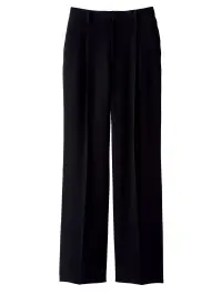 ハネクトーン 9863 パンツ CounterBiz Plus+ 9863 ブラック パンツ美しいシルエットと動きやすさを兼ね備えたCounterBiz Plus+シリーズのブラックパンツ。深みのある漆黒と端正なラインが、洗練された印象を際立たせます。環境配慮型の高品質素材RENU®ダブルサテンを使用し、サステナブルな装いも実現。特徴・脚長効果を引き立てるセンタープレス入りのストレートライン・上品な光沢としなやかさが魅力のRENU®ダブルサテン素材を採用・長時間の着用でも疲れにくいストレッチ性と軽快な履き心地・バックスタイルも美しく仕上げるベルトループ付き・ジャケット（9198-8、9199-8）と合わせてエレガントなセットアップに仕様・品番:9863-8・カラー:ブラック・サイズ:5号・7号・9号・11号・13号・15号・17号・19号※この商品は股下フリーのため、着用するには丈詰めが必要です。