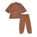 祭り用品jp 祭り半天・シャツ 作務衣・ジンベイ 伊田繊維 3003 本柿渋染作務衣（LL）