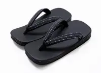 伊田繊維 9086 刺子織五枚底雪駄(L)