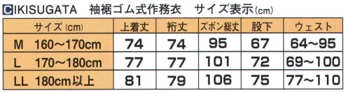 伊田繊維 5021 袖・裾ゴム式T/Cバーバリー織作務衣(LL) シワになりにくく、汚れにくい。作業に適した薄手の袖・裾ゴム式作務衣T/C（テトロンコットン）のため、シワになりにくく、汚れにくく、さらに乾きやすいという使い勝手の良さが特徴の袖・裾がゴム式タイプの作務衣です。バーバリー織は緻密で、手触りがよく、なめらかで、光沢に富む高級感のある織物です。比較的薄手の作務衣なので、春～秋に作業着として着用されるのには最適な作務衣です。 お寺のご住職や、書道や陶芸、水回りの仕事などをされる方からのご要望を実現しました。 サイズはM、L、LL、3Lサイズの4種類。袖をたくし上げる事もでき、洗濯も容易なので、作業着として寺社仏閣の方からも引き合いの多い作務衣です。※この商品はご注文後のキャンセル、返品及び交換は出来ませんのでご注意下さい。※なお、この商品のお支払方法は、先振込（代金引換以外）にて承り、ご入金確認後の手配となります。 サイズ／スペック