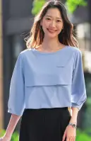 サーヴォ GCSL-2609-K1 カットソー（七分袖）