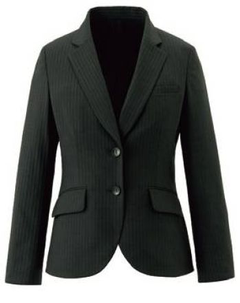 サーヴォ GJAL1252 ジャケット ジャケットスタイルでキリリと決める。美FREE LIGHTの進化系「シルキーストライプの艶美人」。品よく軽やかに ニュー・エレガント。洗練されたシャープさと、上質感漂うエレガントなスタイルが魅力。しなやかでクオリティの高い素材と、こだわり抜かれたデザインが、ストレスフリーな最高の着心地を叶え、ひとつ上のレディへ導いてくれる。2色展開、8アイテムの豊富なバリエーション。■すんごい！動きやすい。 ●1．伸びる！縦方向にも横方向にも伸びる2WAYストレッチ！縦方向、横方向共に伸縮性の高い素材を使うことで、美しいフォルムデザインをキープしながらも、より高い伸縮性を生み出す2WAYストレッチ。階段の上り下りやひねる動作などがとても快適に。裏生地にも動きやすさの工夫を！裏地の肩から袖全体には、非常によく伸びるニットのような素材のパワーネット裏地を使用。表生地の伸縮性をさらに強力にアシスト。腕や肩の動きをより快適に。 伸びる素材と裏地のパワーネットで背中から肩への動きがスムーズ！下着にも使用されている伸び縮み自在のパワーネットを使用。 ●2．軽い！着ていることを感じさせないような軽さ！細番手の上質ウール、着用感を軽くする素材を使用することで、従来品より約60グラムの軽量を実現しています。日常の多くの時間をともに過ごすには、やっぱり着心地もノンストレスの軽さが大切。さらに極薄の肩パットを採用し、まるでパットレスな軽い着心地を実現。 約60グラム（ボールペン8本分）  従来品よりも約30％軽量化（従来比）  ●3．美しい！肩廻りには動きやすさと美フォルムの秘密！細番手の上質ウールを使用することでソフトな素材が生まれ、美しいフォルムをキープします。肩の切り替えを斜め後ろにすることで、肩の美しいラインを生み出しながらも、肩廻りの動きがとても快適に。※「B3 グレー系」は、販売を終了致しました。