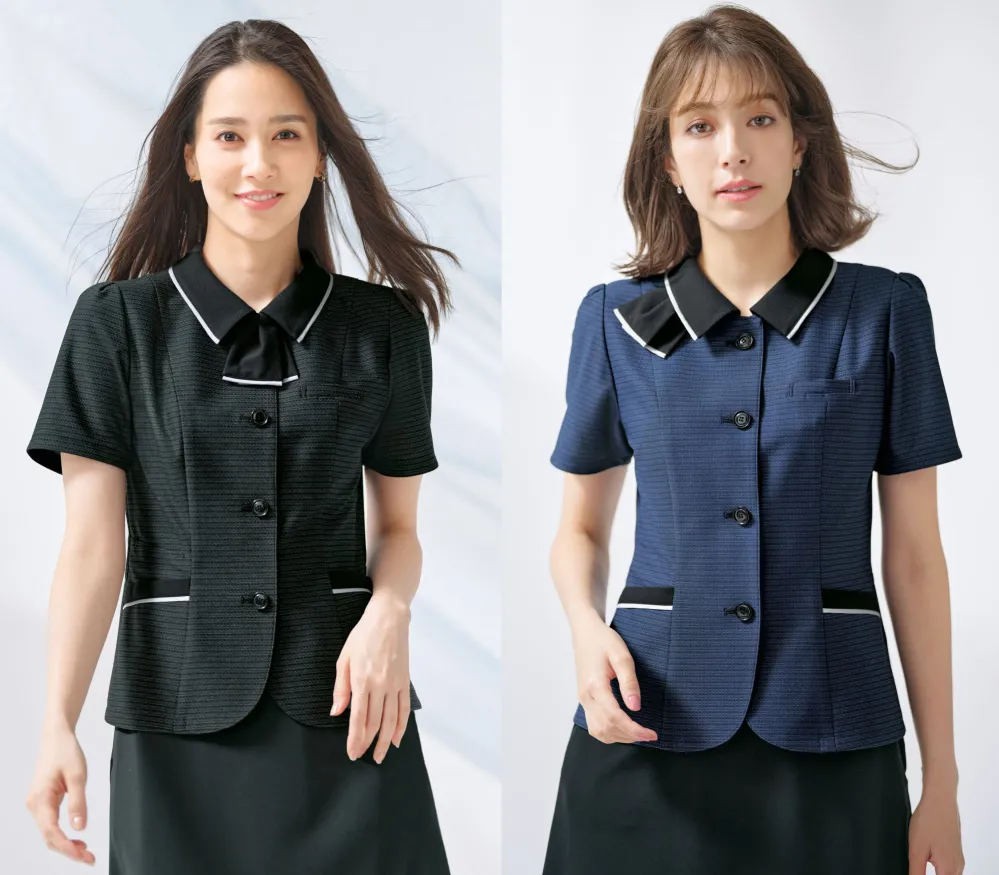 シャツ ブラウス 事務服 医療事務 制服 ユニフォーム サーヴォ Servo 七分袖オーバーブラウス GOBL-2501 おしゃれ かわいい 病院 M-ITG-GOBL-2203.1000.webp