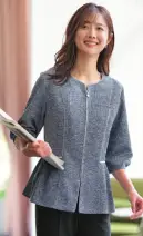 サーヴォ GOBL-2604-B7 オーバーブラウス（七分袖）