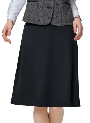 オフィスウェア スカート サーヴォ GSKL-2562-B6 長め丈Aラインスカート 事務服JP