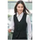 事務服JP オフィスウェア ベスト サーヴォ GVEL-2561-B6 ペプラムデザインベスト