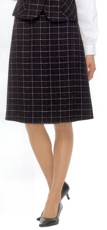 オフィスウェア スカート サーヴォ SK-236 スカート（チェック） 事務服JP