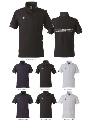 アイスフィールジャガード半袖ポロシャツ