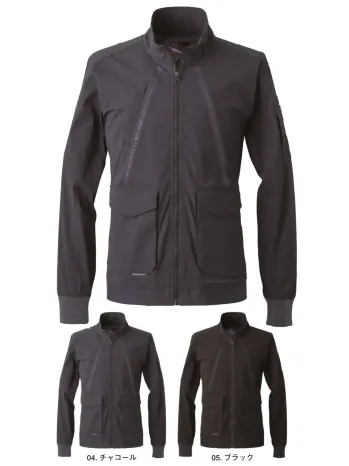 男女ペア 長袖ジャケット（ブルゾン・ジャンパー） アイズフロンティア 3130 ウィローリップストレッチワークジャケット 作業服JP