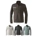 作業服JP メンズワーキング 長袖ジャケット（ブルゾン・ジャンパー） アイズフロンティア 3160 カットソーA.D.ストレッチワークジャケット