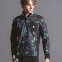 アイズフロンティア 521P パウダードライストレッチ長袖ポロシャツ