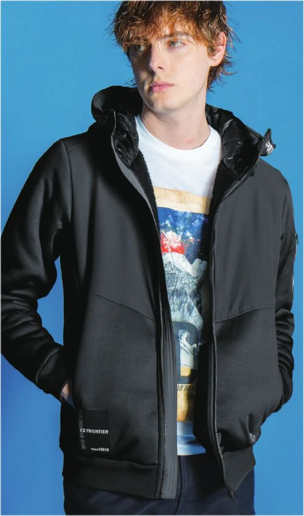 定価22000円◆新品タグ付き◆ヤマダヤ◆ライダースメッシュパーカー 定価22000円◇新品タグ付き◇ヤマダヤ◇ライダースメッシュパーカー