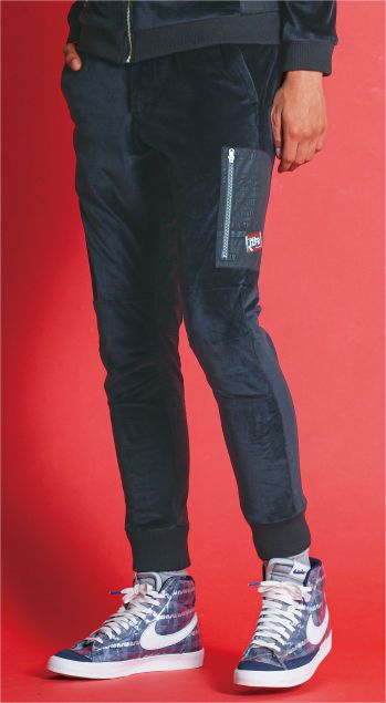 メンズワーキング パンツ（米式パンツ）スラックス アイズフロンティア 9962 ストレッチベロアジョガーパンツ 作業服JP