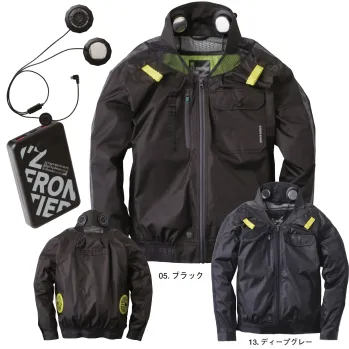 男女ペア 長袖ジャケット（ブルゾン・ジャンパー） アイズフロンティア PS11010 P.E.F.長袖ワークジャケットペルチェセット（ファン・バッテリー別売） 作業服JP