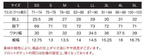 アイズフロンティア 3963 ダブルダイA.D.ストレッチスムースジョガーパンツ ※この商品につきましては、在庫のある場合でもご注文後3～4日後の出荷が最短となります。予めご了承のほどよろしくお願い致します。I'ZFRONTIER×ATHLETEMIND進化する世界に呼応するフロンティアスピリット。飽くなき挑戦が導く新たなる領域。アスリートワークモデルI'ZSPORTS始動!◇快適性の高いニット素材の特性はそのままにハイレベルなストレッチ性とキックバック性をプラス(測定値:伸長率タテ約24％･ヨコ約36％伸長回復率・1時間後約96％)。布帛素材では成し得ないニット素材特有の解放感あふれる着心地を実現します。◇細番手の糸を限界まで打ち込んだハイゲージ素材は、抗ピリング性能5級、抗スナッグ性能5級、破裂強さ1030kpaを誇る、ニット素材の中では屈強の生地強度も合わせ持ちます(ボトムスとして問題のない破裂強さの数値は400kpa)。◇絶妙な二浴染めにより、洗練された上質な色合いを表現。その他の素材とは一線を画す高級感溢れる仕上がりです。◇アスリートマインドを刺激する洗練された近未来系スポーツテイストモデル。ワークウェアに新たな概念をもたらします。◇3Dラバープリントやレタリングプリントを施した隙の無いデコレーションが、更なる高級感アップを実現します。◇ロゴプリントファスナーや国産YKK社製ドット釦等、細部にまで拘りを追求しています。※この商品はご注文後のキャンセル、返品及び交換は出来ませんのでご注意ください。※なお、この商品のお支払方法は、前払いにて承り、ご入金確認後の手配となります。 サイズ／スペック