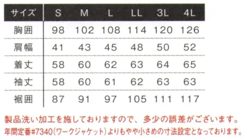 アイズフロンティア 7410 アイスフィールデニム ジャケット ※この商品につきましては、在庫のある場合でもご注文後3～4日後の出荷が最短となります。予めご了承のほどよろしくお願い致します。7410 SERIESアイスフィールデニム…、それは進化の証。アイズフロンティアのこだわりを結集したスーパーストレッチクールウェア。▽ナノレベルまで砕いた冷感鉱物を裏面繊維内部に練り込み、ハイレベルな接触冷感機能を実現するアイスフィールデニム。▽肌面繊維の特殊構造により、人体の汗を素早く吸収・拡散する。従来のデニム素材に比べて快適性がアップする吸汗速乾機能。▽伸長率40％（ヨコ方向）を誇る驚異のスーパーストレッチ。汗ばむ季節でもあらゆる動きにフィットします。▽紫外線遮断率97％を誇るセラミック練り込み繊維を肌面に使用し、高い遮熱性、UVカット性能を併せ持ちます。▽特殊な製品洗い加工を施し、ワイルド＆気品溢れる表情の商品化を実現。※製品洗い加工を施しておりますので、サイズに多少の誤差がございます。※この商品はご注文後のキャンセル、返品及び交換は出来ませんのでご注意ください。※なお、この商品のお支払方法は、前払いにて承り、ご入金確認後の手配となります。 サイズ／スペック