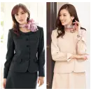 事務服JP インフォメーション・ショールーム 長袖ジャケット（ブルゾン・ジャンパー） 神馬本店 SA212J 美形ジャケット