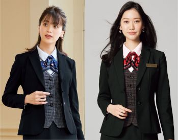 オフィスウェア 長袖ジャケット（ブルゾン・ジャンパー） 神馬本店 SA370JA 美形ジャケット 事務服JP