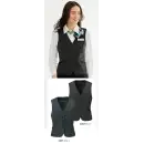 事務服JP オフィスウェア ベスト 神馬本店 SA490VA ベスト（シンプルボタン）