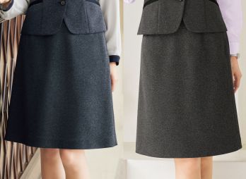 オフィスウェア スカート 神馬本店 SA497S 美形スカート:Aライン 事務服JP