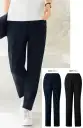 神馬本店 SA700P 裾上げ楽々パンツ（テーパード） くるっと内側に折るだけで裾上げ完了！テーパードパンツ切ったり縫ったりアイロンしたり、そんな面倒は一切不要。内側に芯が仕込んであるので、裾を内側に折り込むだけ。パタンと一つ折りで約3cm、二つ折りで約6cmの丈調整が可能。時間も手間もかけずに、お好きな丈感で着こなせます。通常よりも前側に付いたサイド切り替えとセンターのシームステッチで脚を真っ直ぐきれい見せ。●内紐でサイズ感調整が可能:ウエスト内側の内紐を調整して好みのサイズ感で着用できます。●動きやすい裏地使い:動く際に窮屈感がないように、あえて裏地は後ろだけに。軽い着心地で動きやすく清涼感も実現。●トップスインもOKの、きれいでラクなウエスト総ゴム仕上げ:360°総ゴム仕様のウエストは、前はフラットな見た目で、らくちんなのにすっきりきれい。トップスをウエストインしても、きれいに着こなせます。【特許番号 第6881809号】