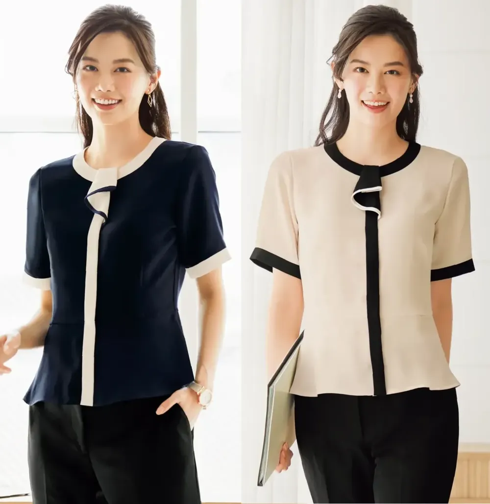 オーバーブラウス 神馬本店 SN64L オフィスウェア・ユニフォームの専門店