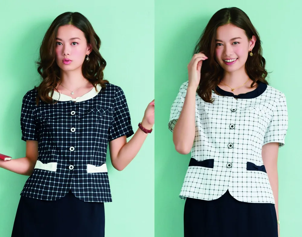 神馬本店] 事務服 制服 セレクトステージ 美形オーバーブラウス SS762L