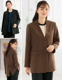 神馬本店 WN104JL レディースノーカラージャケット