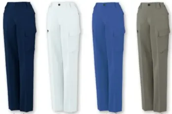 男女ペア カーゴパンツ（ベトナムパンツ） 自重堂 11116 エコ製品制電ストレッチレディスカーゴパン 作業服JP