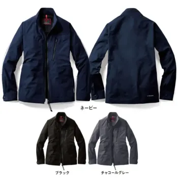 男女ペア 長袖ジャケット（ブルゾン・ジャンパー） 自重堂 77800 ストレッチ長袖ジャンパー 作業服JP