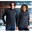 作業服JP 男女ペア 長袖シャツ 自重堂 78194 モックネックシャツ