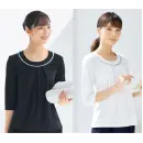 事務服JP オフィスウェア カットソー ジョア 01155 七分袖カットソー