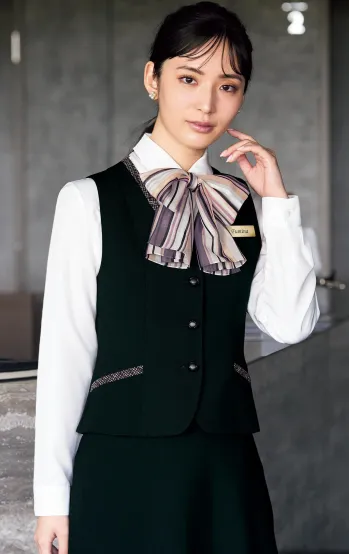 インフォメーション・ショールーム ベスト ジョア 11415  事務服JP