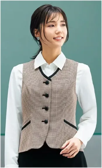 オフィスウェア ベスト ジョア 12160-7  事務服JP