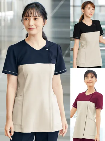 ナースウェア 半袖ジャケット（ブルゾン・ジャンパー） ジョア 42051  医療白衣com