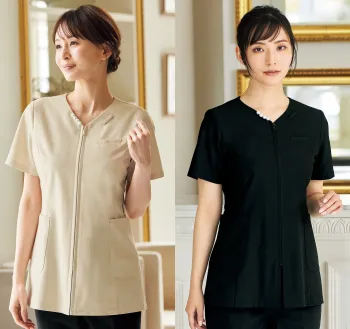 ナースウェア 半袖ジャケット（ブルゾン・ジャンパー） ジョア 42107  医療白衣com