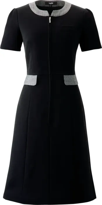 インフォメーション・ショールーム 半袖ワンピース ジョア 61695  事務服JP