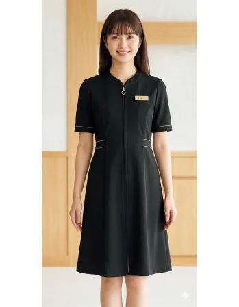 インフォメーション・ショールーム 半袖ワンピース ジョア 62106-2 ワンピース 事務服JP