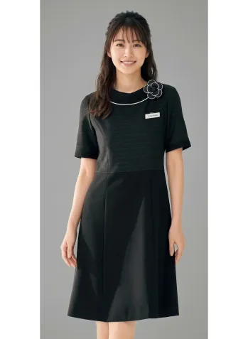 インフォメーション・ショールーム 半袖ワンピース ジョア 66160-2  事務服JP