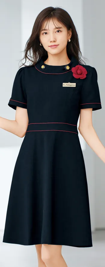 インフォメーション・ショールーム 半袖ワンピース ジョア 66460  事務服JP