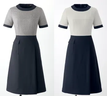 インフォメーション・ショールーム 半袖ワンピース ジョア 66740  事務服JP